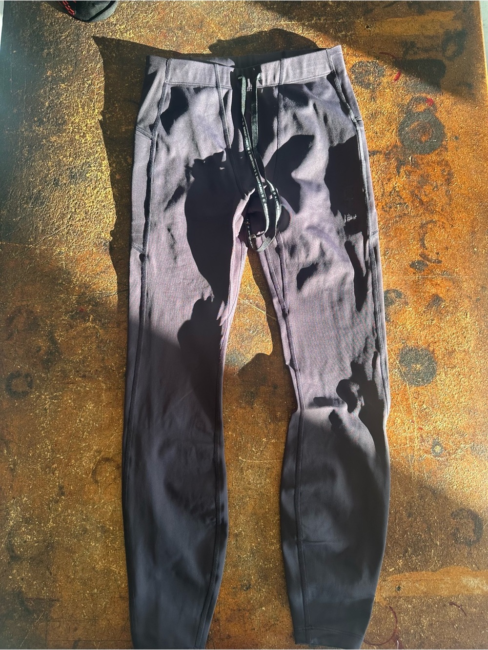 Bandit Men's Stamina Winter Running Leggings Charcoal/Storm Gray